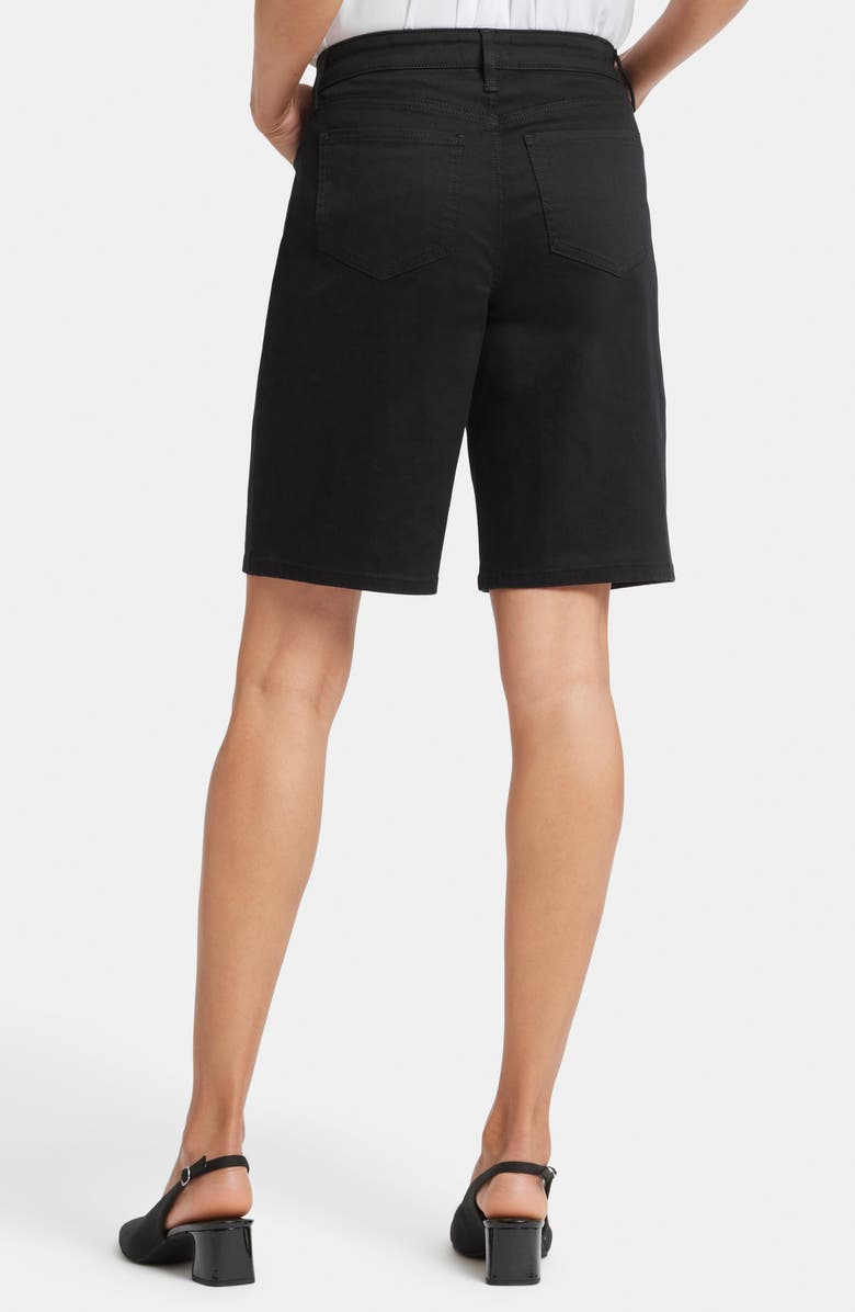 NYDJ Lilly Straight Leg Denim Shorts, Alternate, color, Black