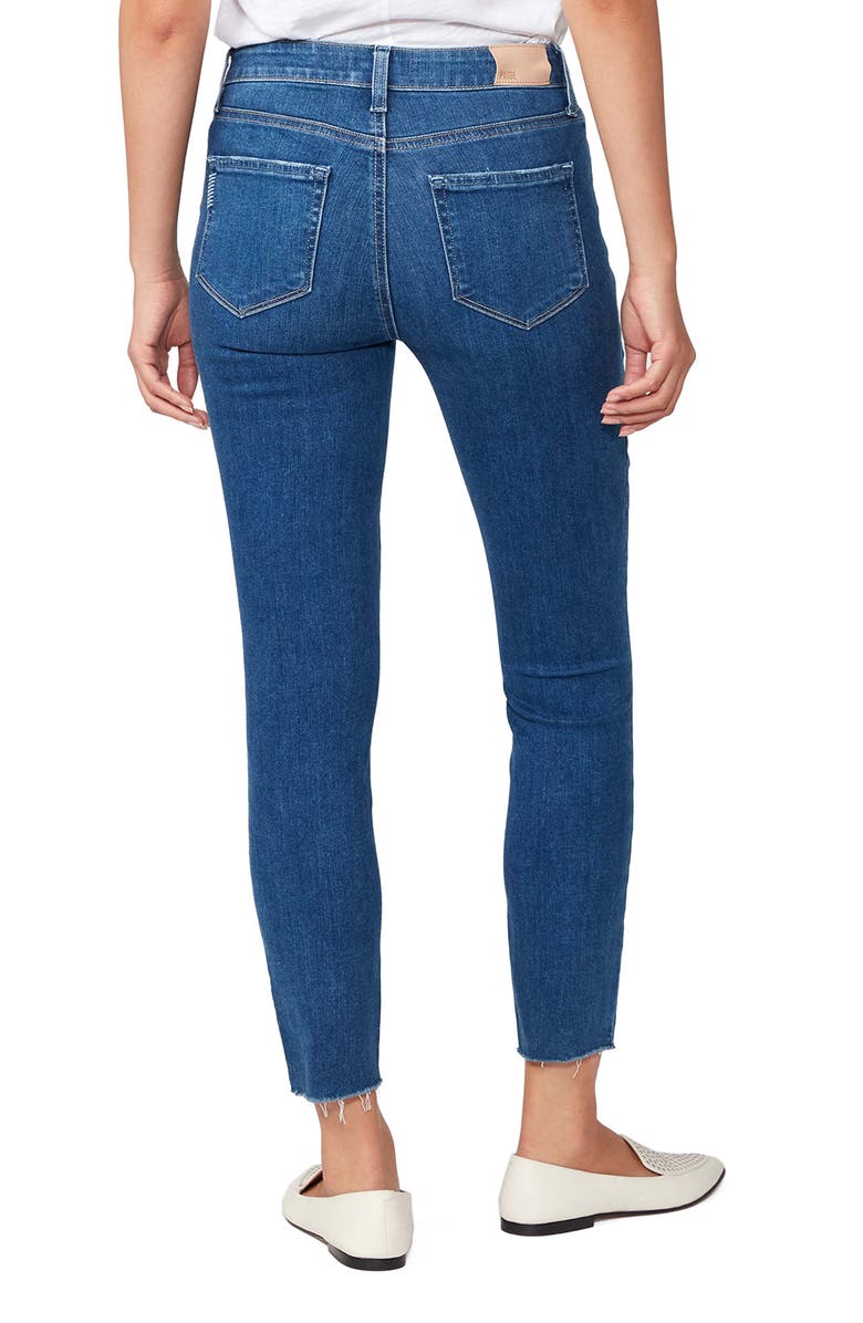 PAIGE Hoxton Frayed Ankle Skinny Jeans, Alternate, color, Duty W/ Backstage Hem