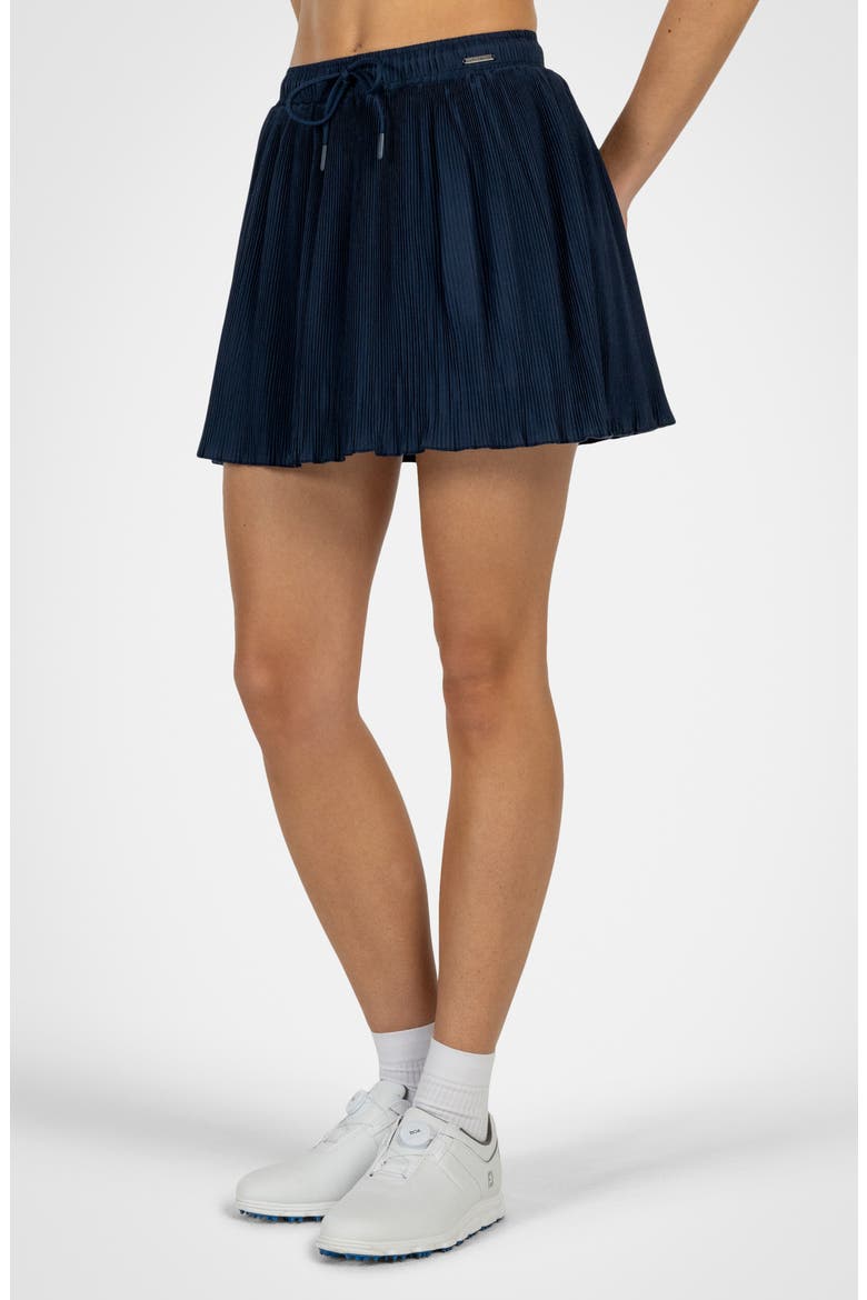 Swift Pleated Performance Skort, Alternate, color, NAVY