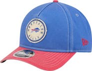 New Era Men's New Era Royal/Red Buffalo Bills 9FORTY Felt A-Frame Adjustable Hat