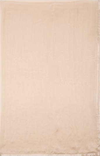 Satin Border Silk Chiffon Scarf