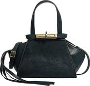 Kenneth Cole Crosby Small Leather & Haircalf Satchel