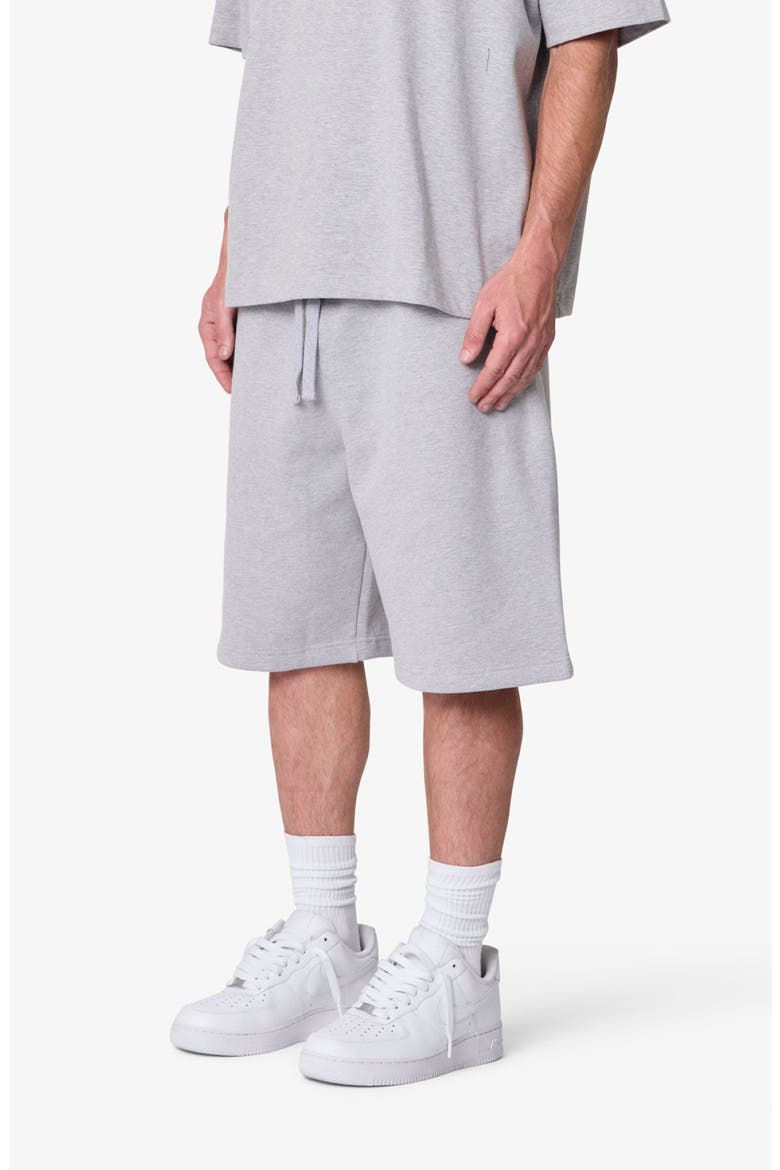 Heavy Basic Cotton Sweatshorts, Alternate, color, MARLED GREY