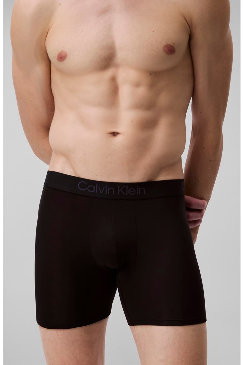 Ultra-Soft Stretch Modal 3-Pack Boxer Briefs, Alternate, color, BLACK/BLACK/BLACK
