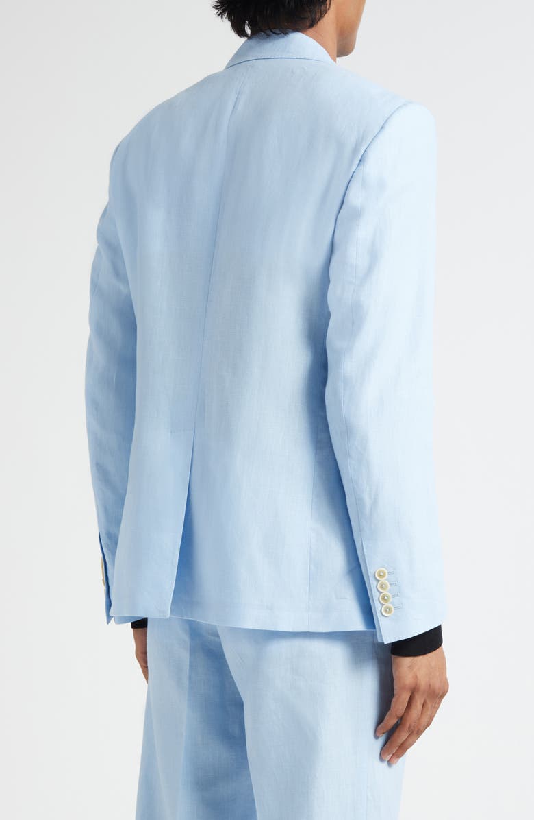 Dolce&Gabbana Sicilia Fit Linen Sport Coat, Alternate, color, B1581 Azzurro