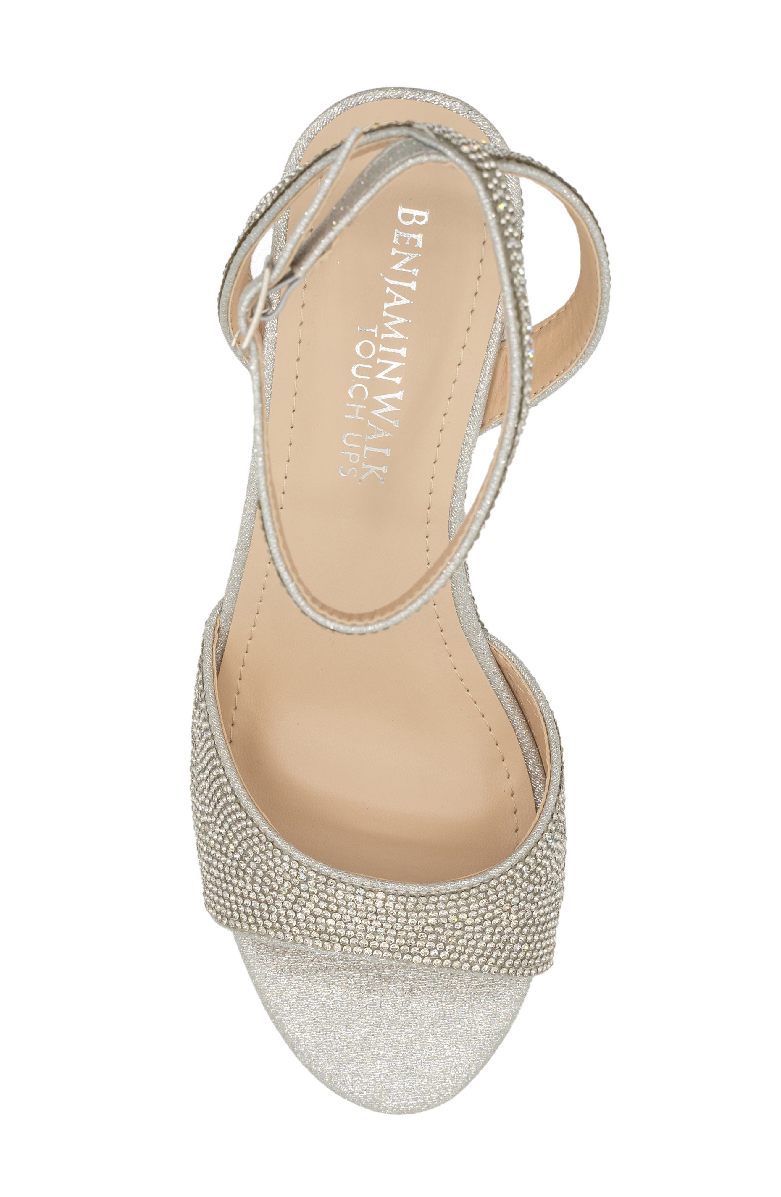 Touch Ups Moxie Ankle Strap Wedge Sandal, Alternate, color, Silver