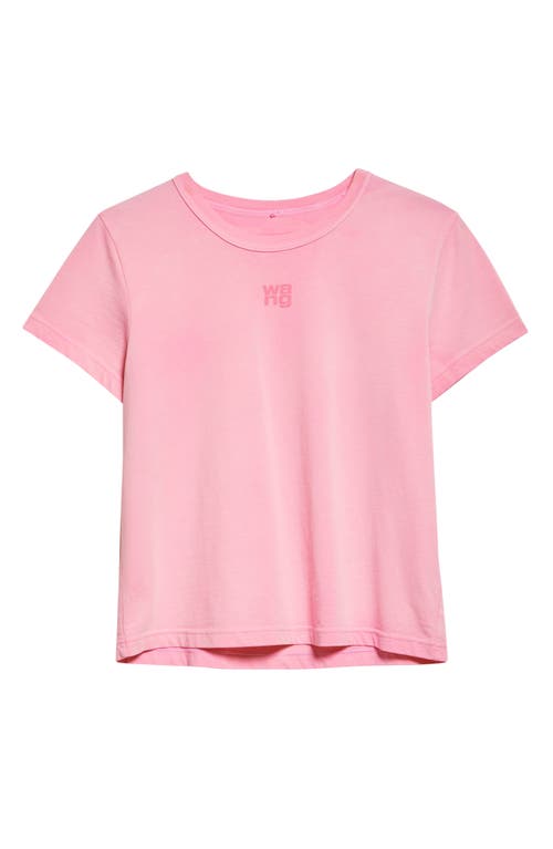 Alexander Wang Logo T-shirt In Pink