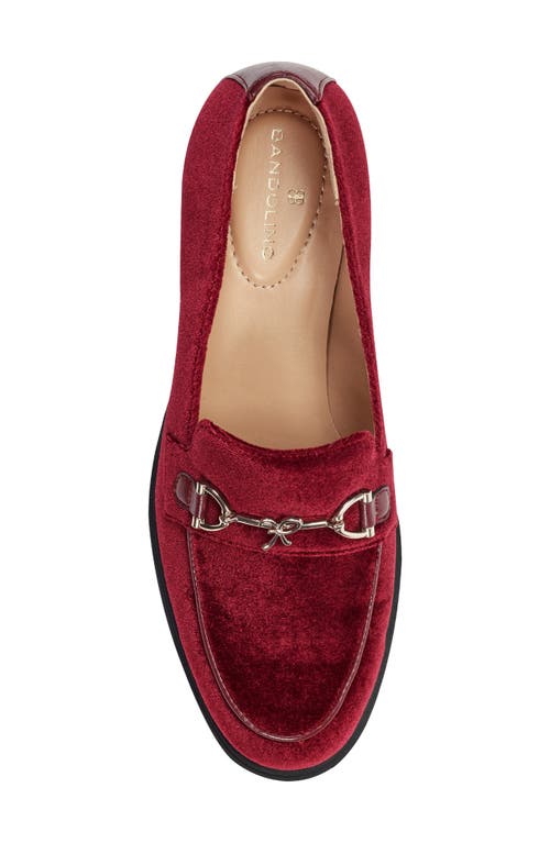 Bandolino Rummie Bit Loafer Pump In Red