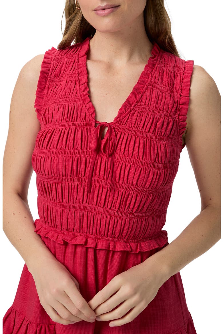 Fraise Sleeveless Cotton Blend Minidress, Alternate, color, PETUNIA