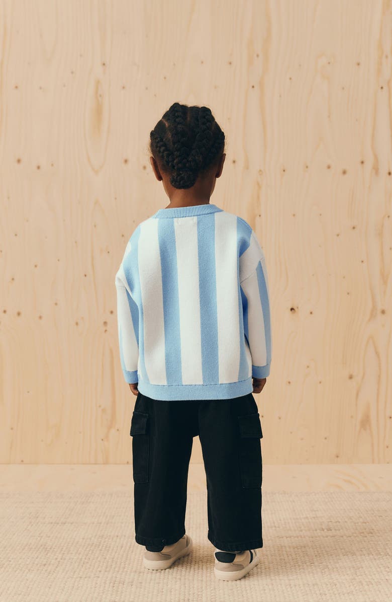 NEXT Kids' Vertical Stripe Sweater, Alternate, color, Blue