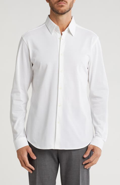 Irving Structure Button-Up Shirt