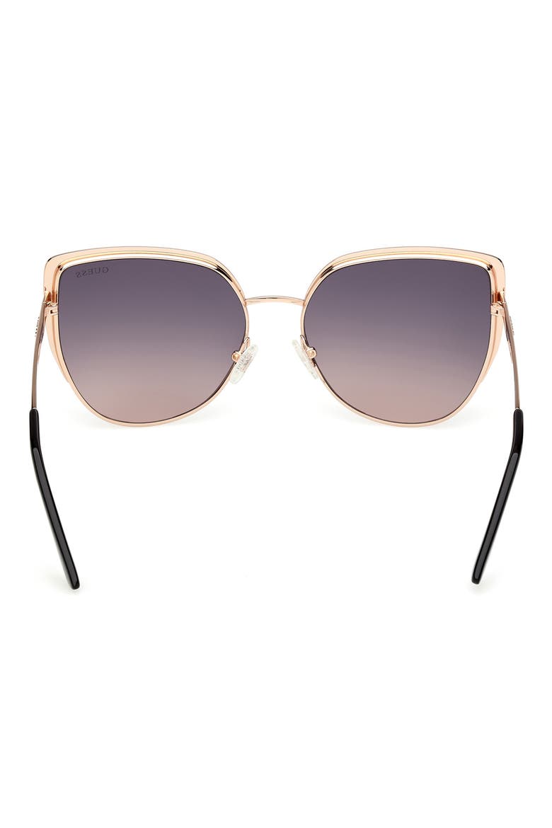 Cat Eye Sunglasses, Alternate, color, BLACK/ OTHER / GRADIENT SMOKE