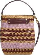 Anya Hindmarch Stripe Raffia Crossbody Bag