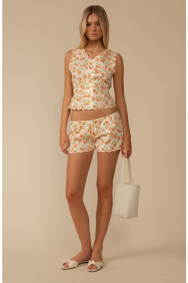 Cherry Sherbet Low Rise Shorts, Alternate, color, CHERRY SHERBET