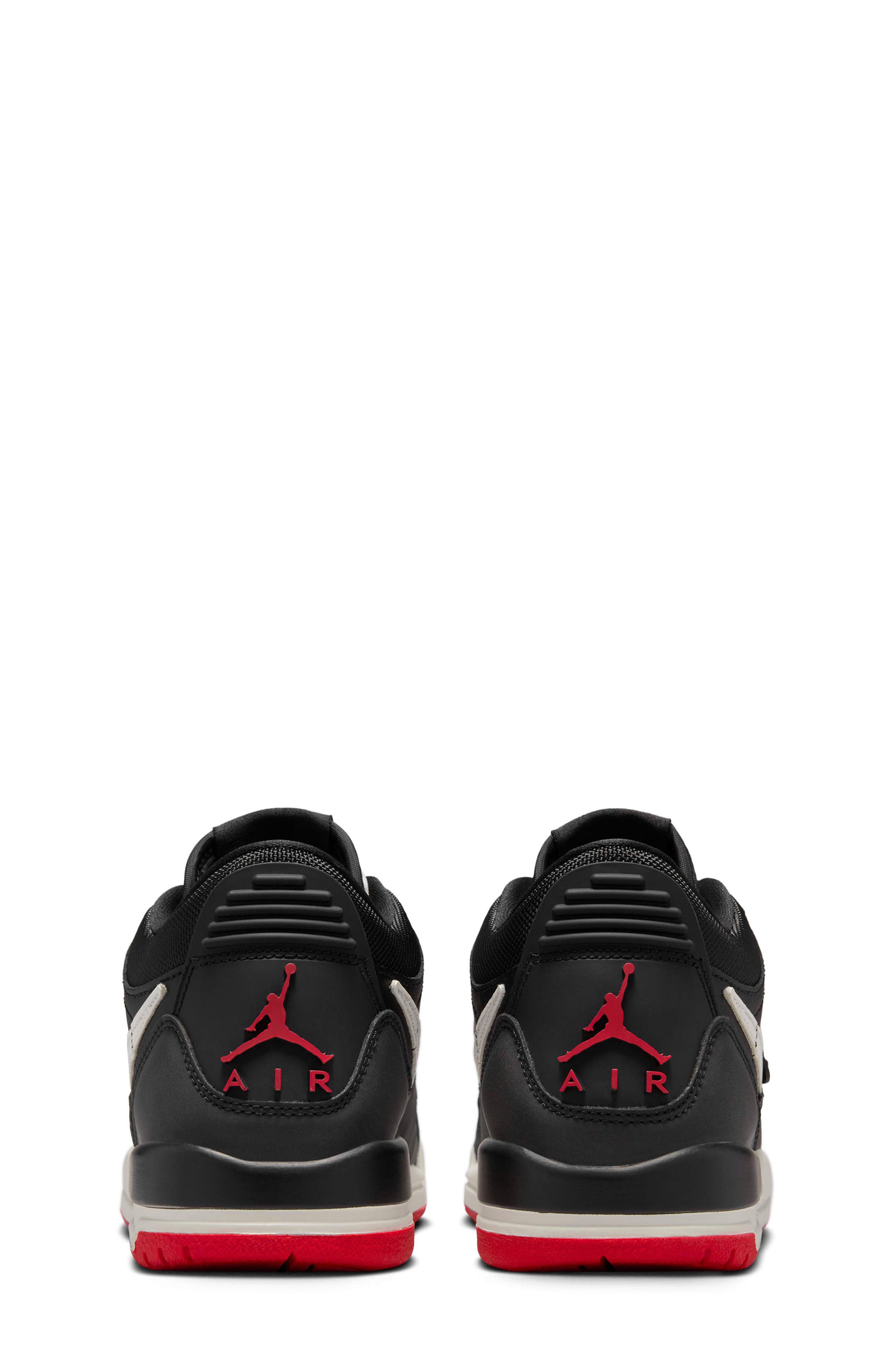 Nike Air Jordan Legacy 312 Low Sneaker, Alternate, color, Black/ University Red/ Sail