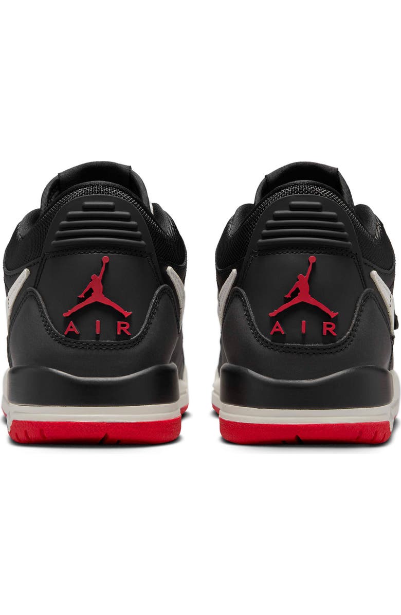Nike Air Jordan Legacy 312 Low Sneaker, Alternate, color, Black/ University Red/ Sail
