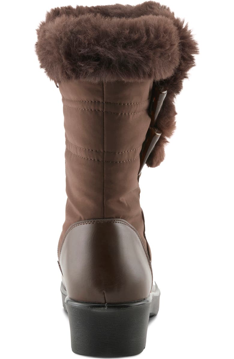 Flexus by Spring Step Tacey Waterproof Winter Boot, Alternate, color, Brown