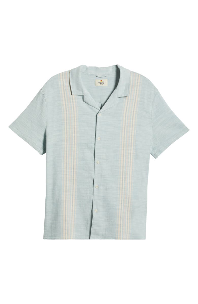 Marine Layer Stripe Stretch Selvage Resort Shirt, Alternate, color,