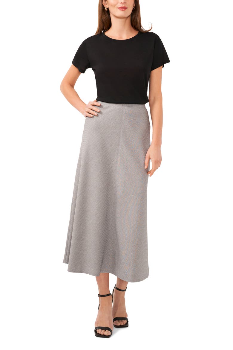 Center Seam Midi Skirt, Alternate, color, LUNAR ROCK GREY