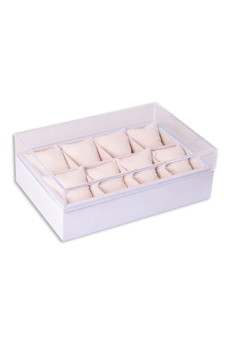 Watch Storage Case, Main, color, WHITE