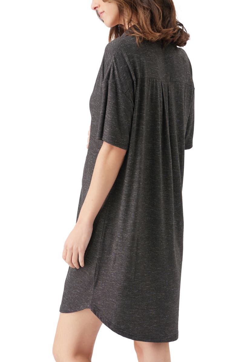 Ripe Maternity Dreamy Night Shirt, Alternate, color, Granite
