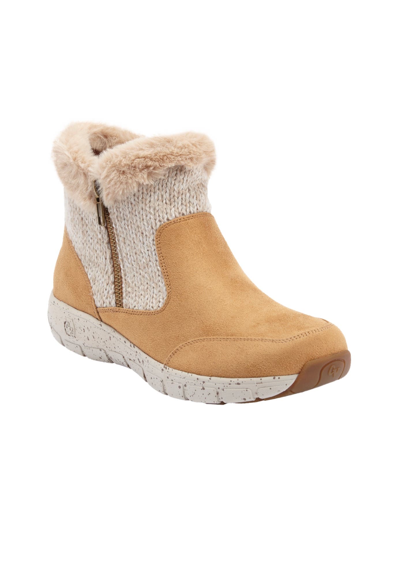 Comfortview The Tavi Weather Bootie, Main, color, Cognac