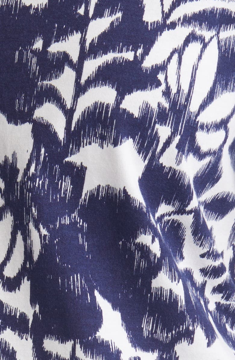 Anne Klein Floral Puff Sleeve T-Shirt, Alternate, color,