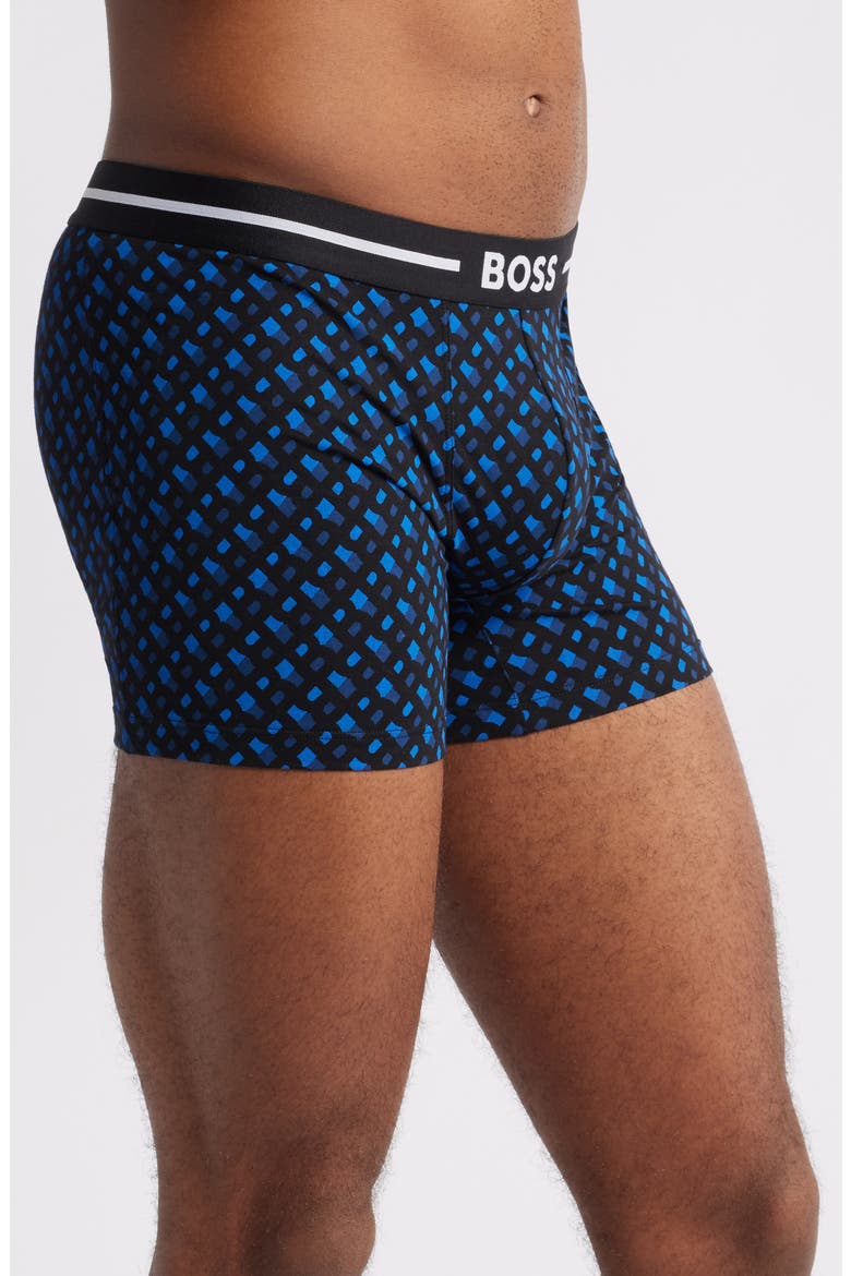 Assorted 3-Pack Bold Stretch Cotton Boxer Briefs, Alternate, color, BLUE ASSORTED
