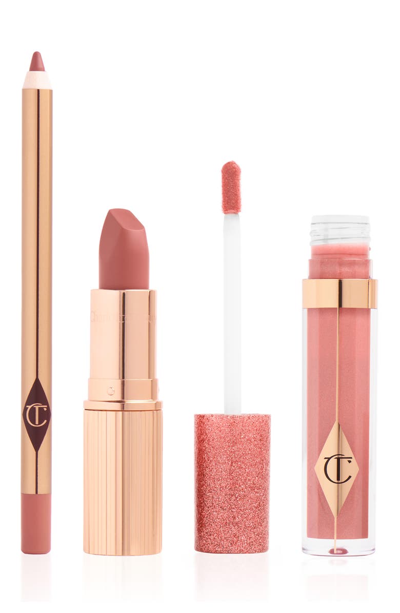 Charlotte Tilbury Pillow Talk Lip Kit $92 Value, Main, color,