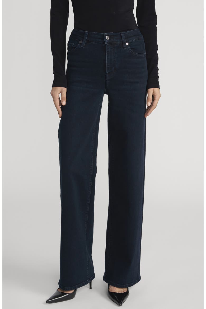 Le Slim Palazzo High Waist Wide Leg Jeans, Main, color, CENTURY