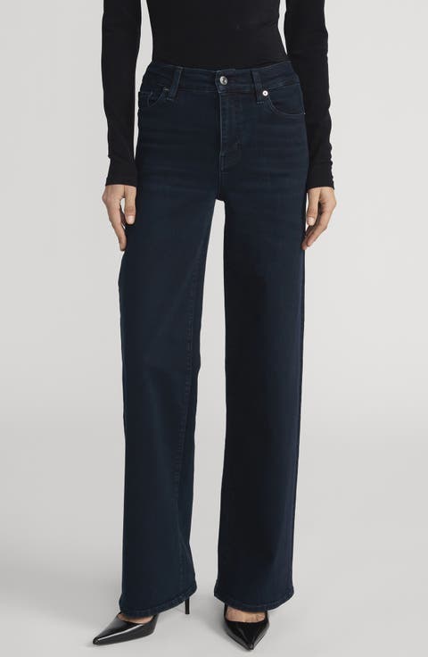 Le Slim Palazzo High Waist Wide Leg Jeans