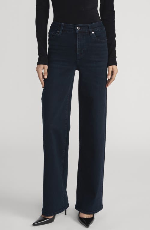 Frame Le Slim Palazzo High Waist Wide Leg Jeans In Blue