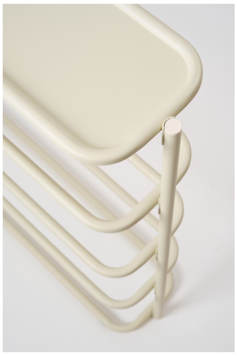 Obround Tall Shoe Rack, Alternate, color, IVORY