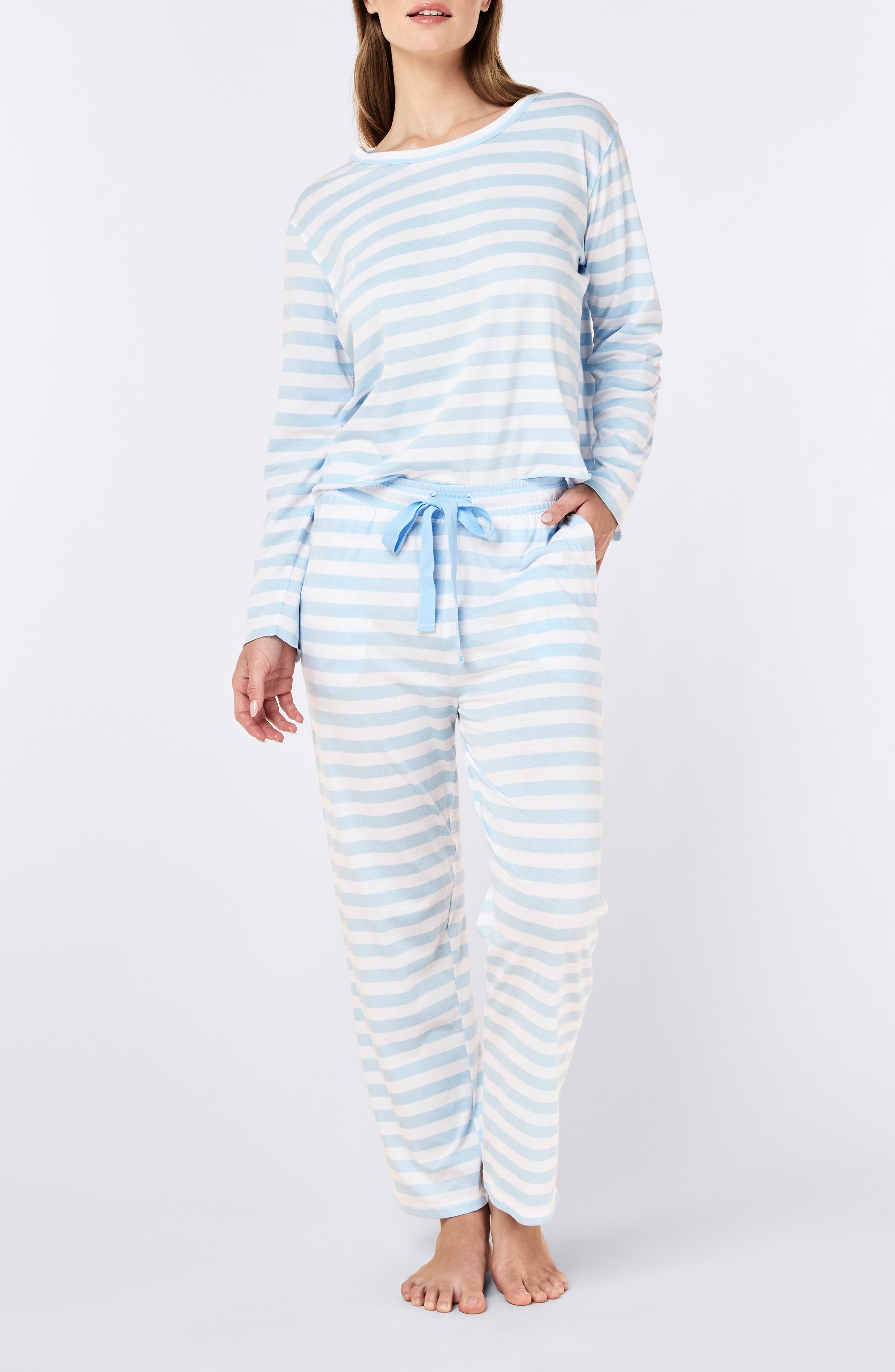 selected CLEAR SKY/ WHITE STRIPE