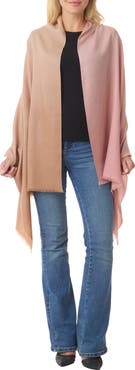 Vince Dip Dye Wool & Cashmere Wrap