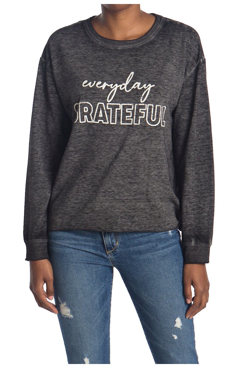 C & C California Graphic Crew Neck Top, Main, color, 