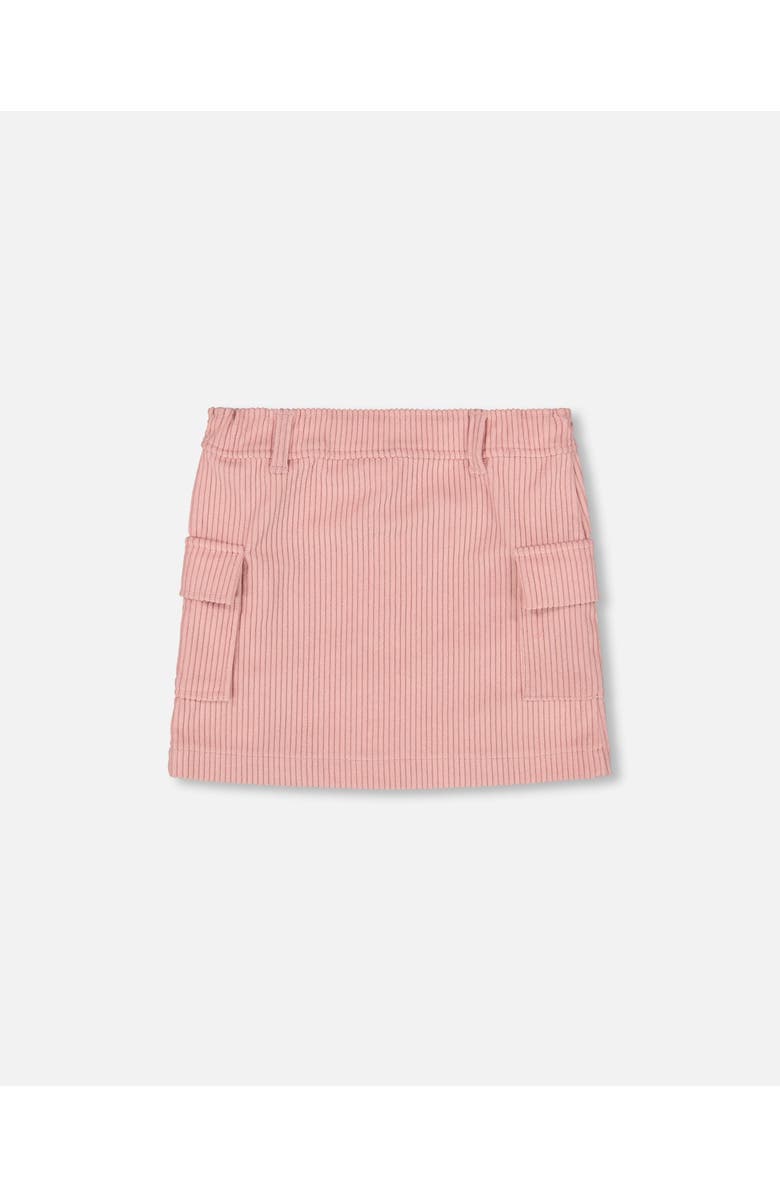 Deux par Deux Corduroy Skirt with Cargo Pockets, Alternate, color, Dusty Pink