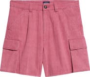 Noah Pleated Organic Cotton Canvas Cargo Shorts