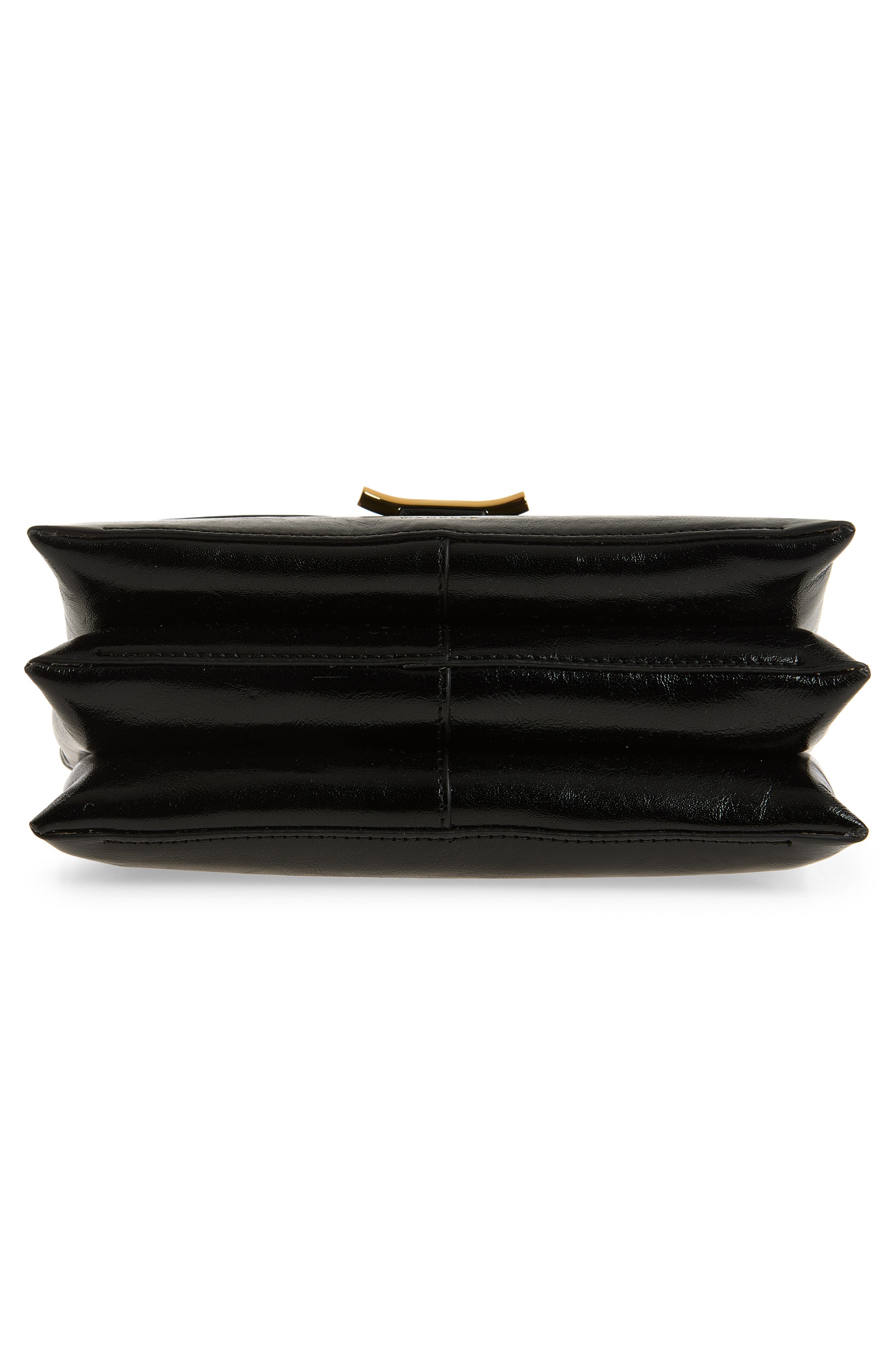 Ida Trio Leather Clutch, Alternate, color, BLACK GLAZE