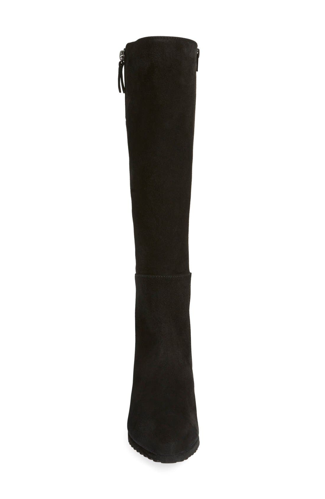 AGL 'Frankie' Tall Wedge Boot, Alternate, color, 