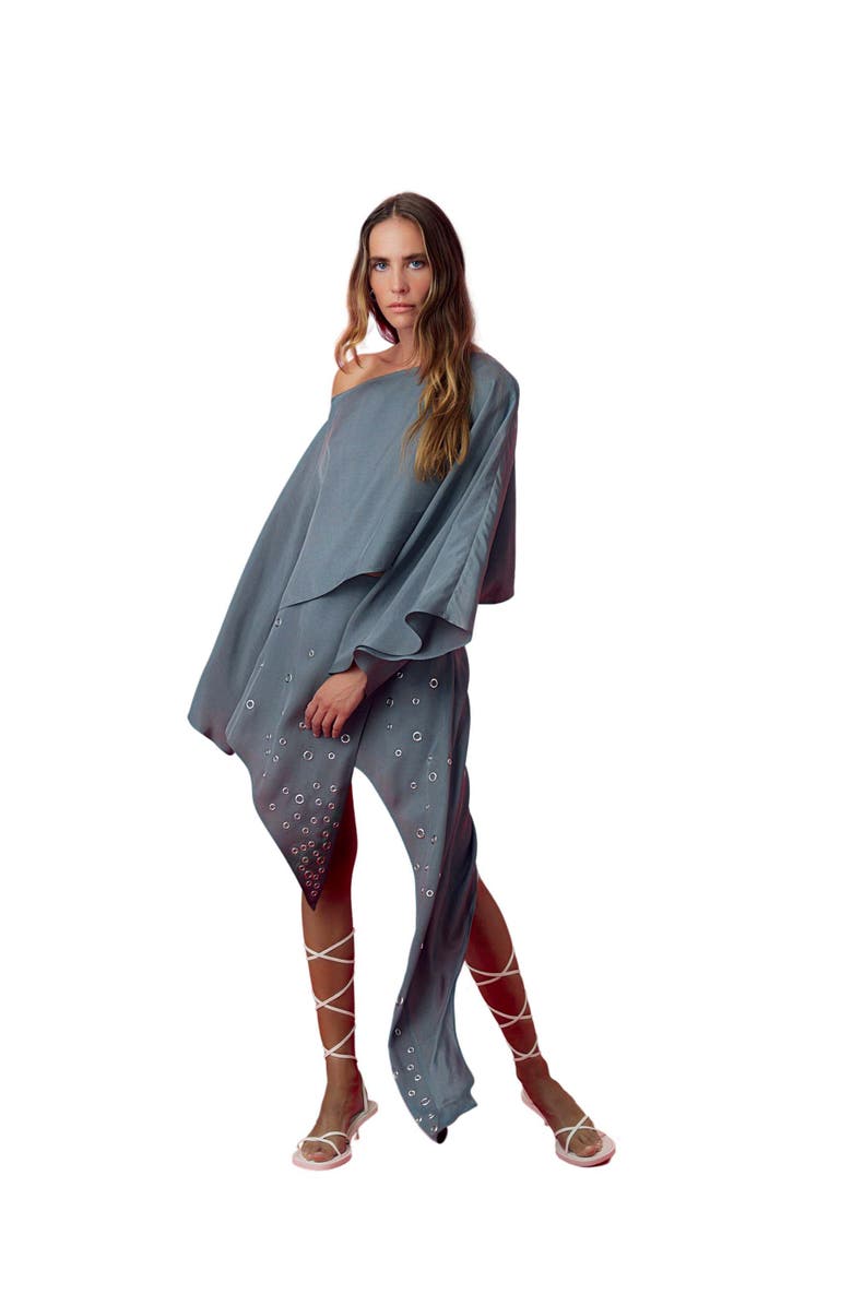 Nocturne Asymmetric Skirt, Alternate, color, 