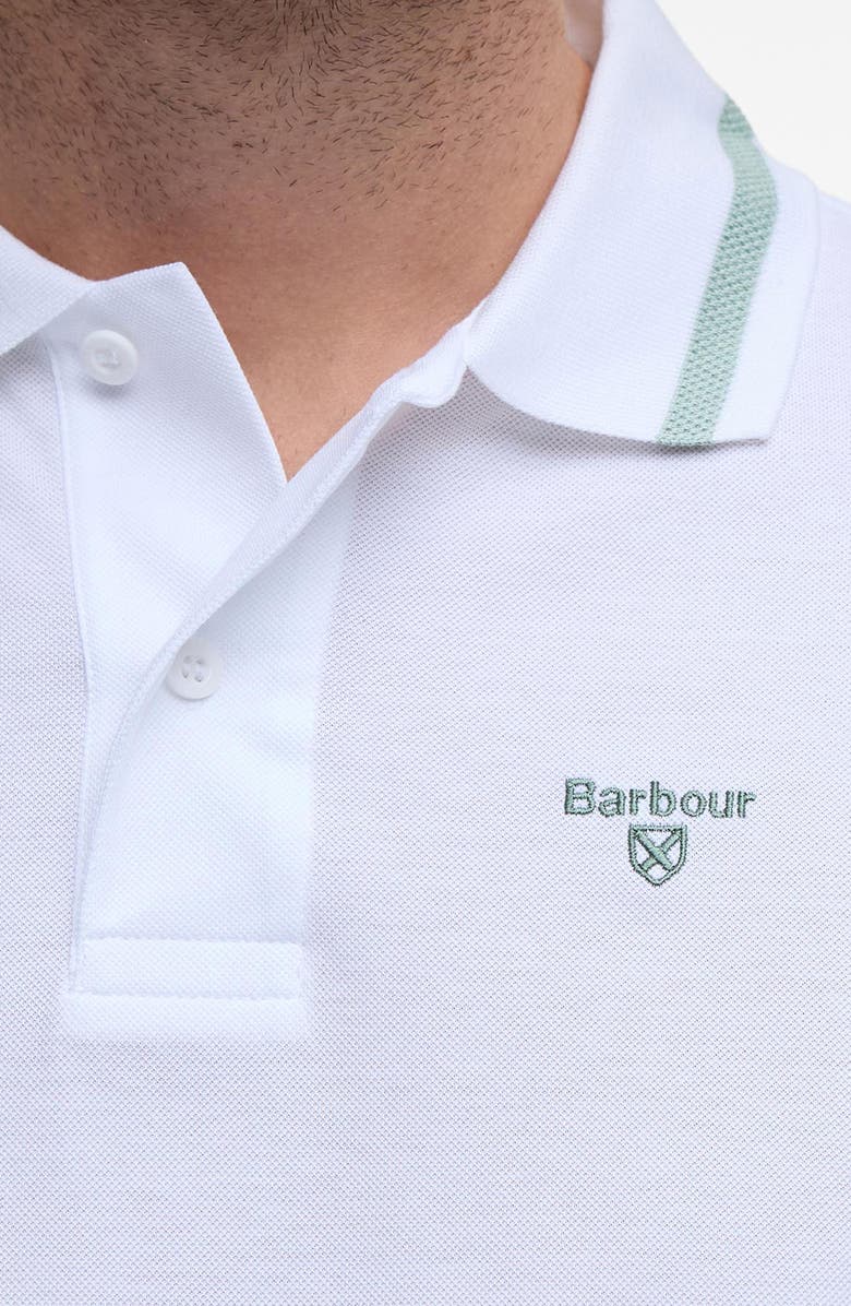 Barbour Ferrybridge Lightweight Polo, Alternate, color, White