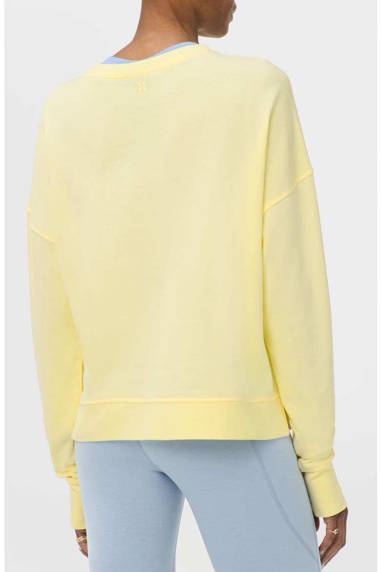 After Class Crop Sweatshirt, Alternate, color, BUTTERSCOTCH YELLOW