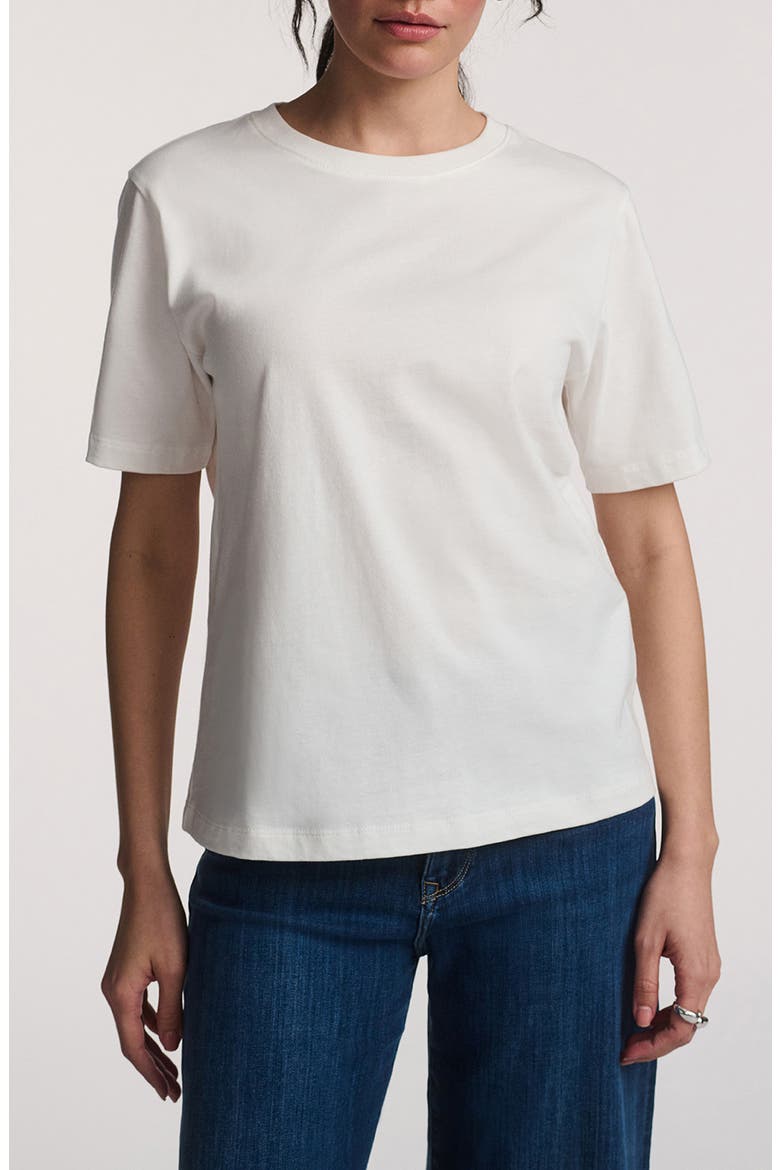Basic Crewneck T-Shirt, Main, color, ANTIQUE WHITE