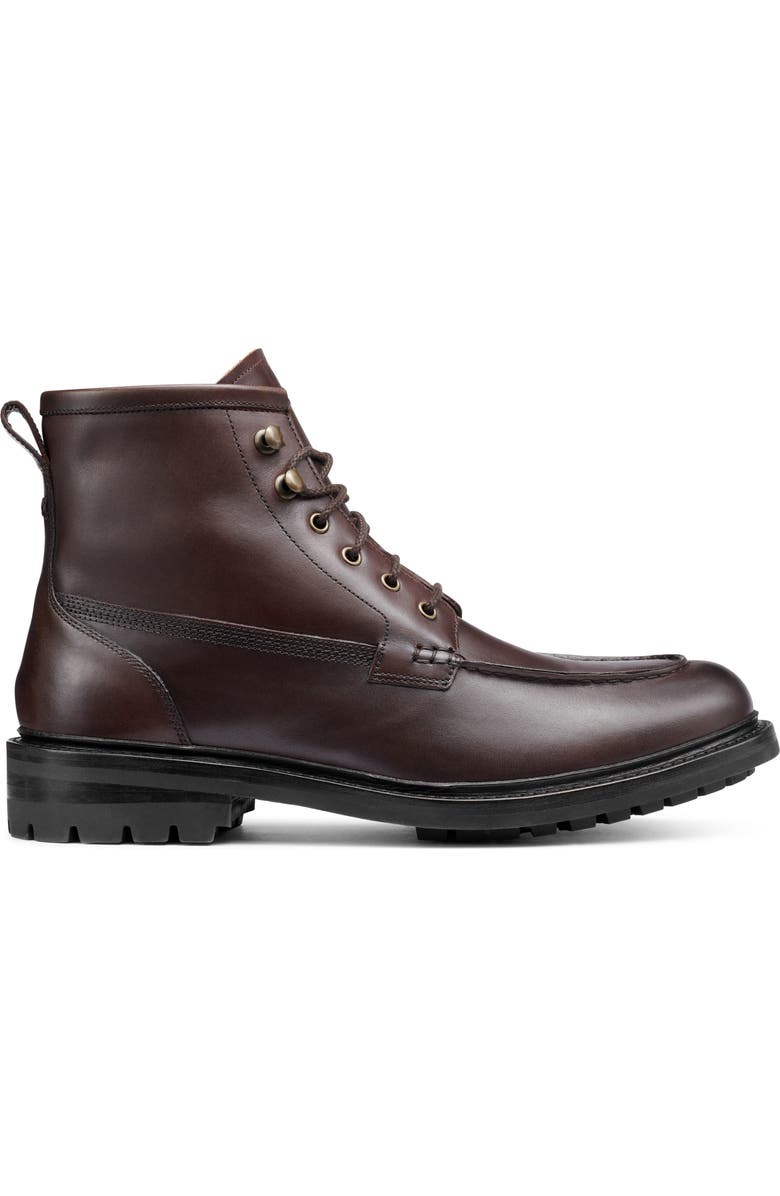 G.H.BASS Chase Moc Toe Boot, Alternate, color, Dark Brown