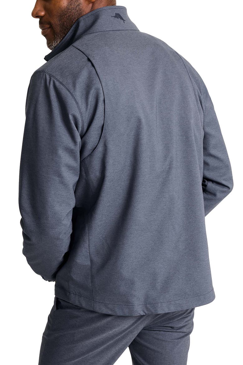On Par Pro Water Repellent Zip Jacket, Alternate, color, BELMONT BLUE