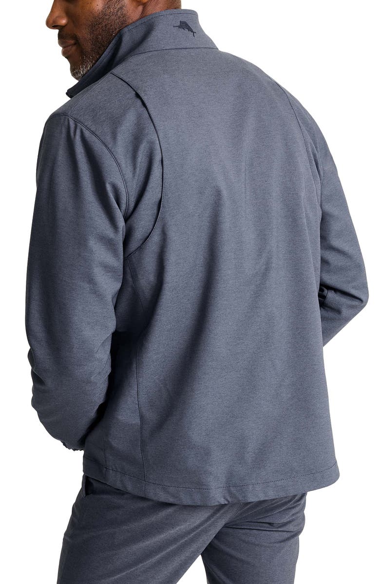 Tommy Bahama On Par Pro Water Repellent Zip Jacket, Alternate, color, Belmont Blue