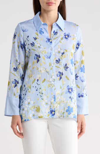 KAY UNGER SPORTSWEAR Button-Up Tunic Top