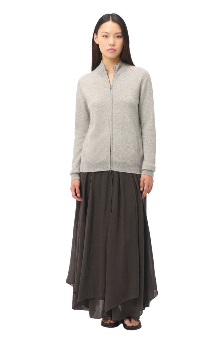 Gobi Cashmere Full-Zip Cashmere Cardigan, Main, color, High Rise