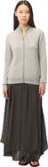 Gobi Cashmere Full-Zip Cashmere Cardigan